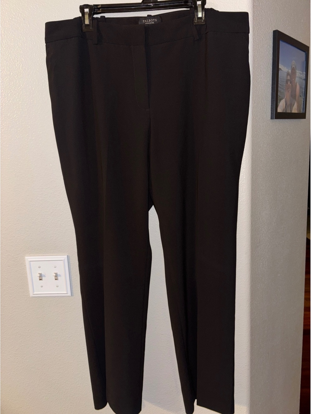 Talbots NWT Black Dress Pants Trouser Woman Petites Size 20WP Classic Workwear